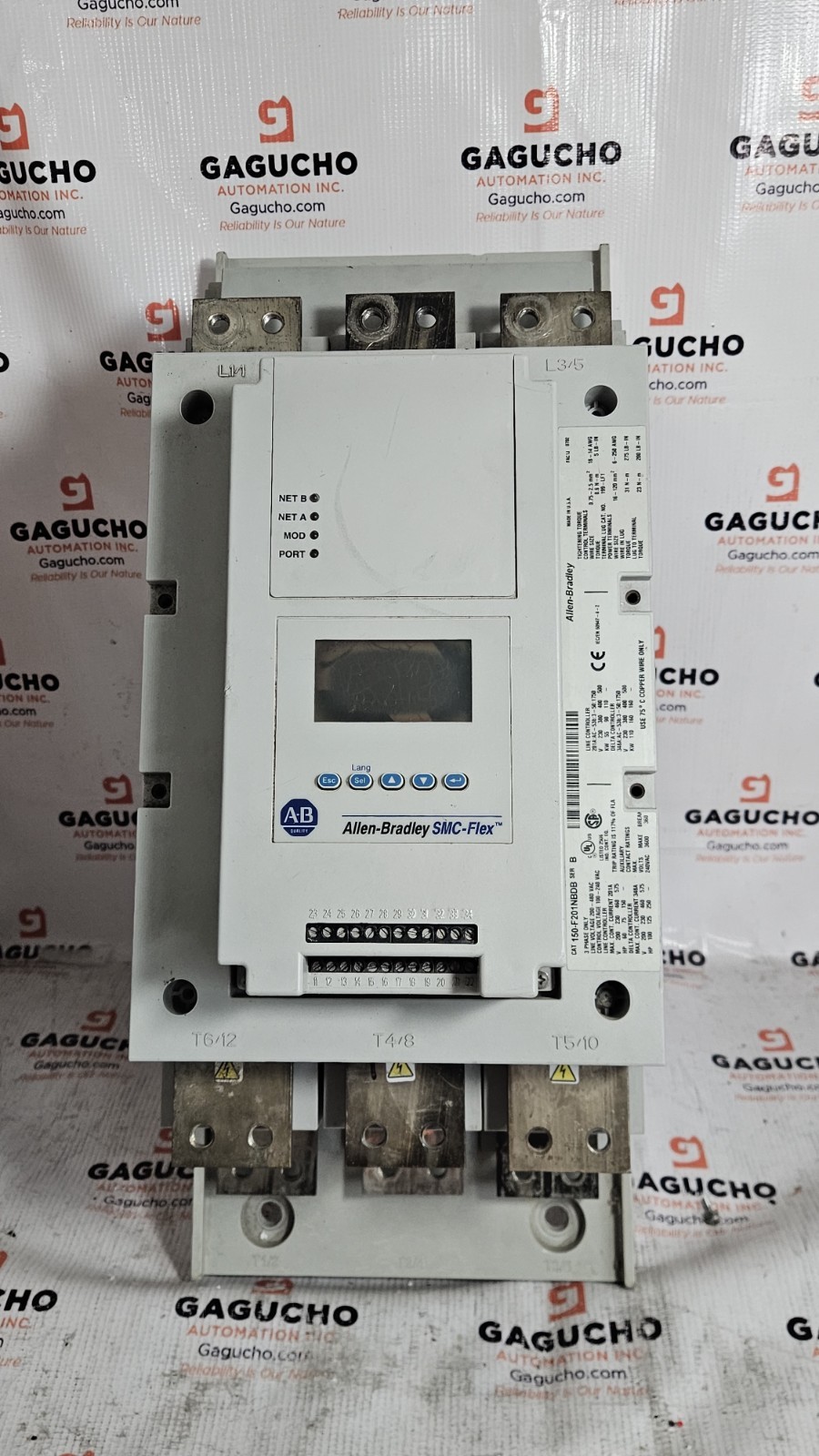 ALLEN BRADLEY 150-F201NBDB SMART MOTOR CONTROLLER SER.B 150F201NBDB