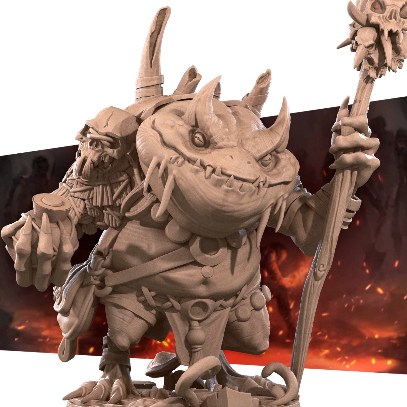 Dungeons and Dragons, DND TTRPG, Wargaming - Large Aberration - Slaad