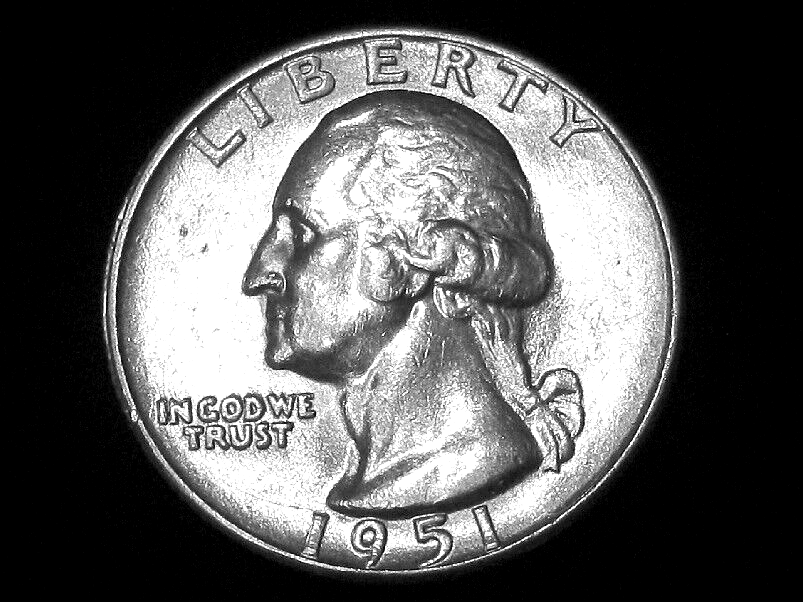 1951 Washington Quarter --- Almost Uncirculated +++