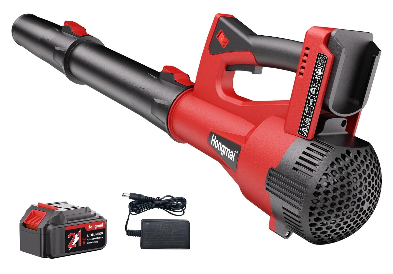 for Men Cordless Leaf Blower 4.0Ah: Lightweight Handheld Blower 21V Low-Voice...