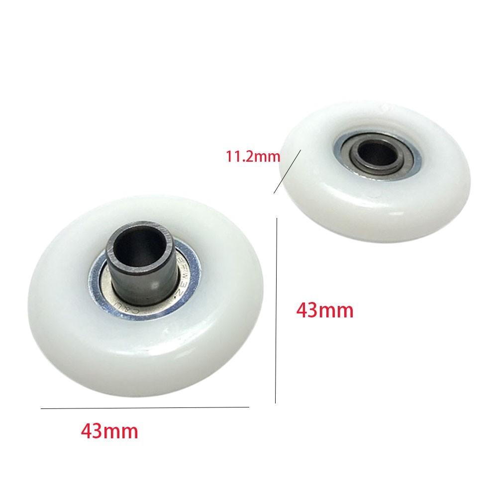 Robust Rowing Machine Seat Wheels Complete Set of 4 for Enhanced Performance