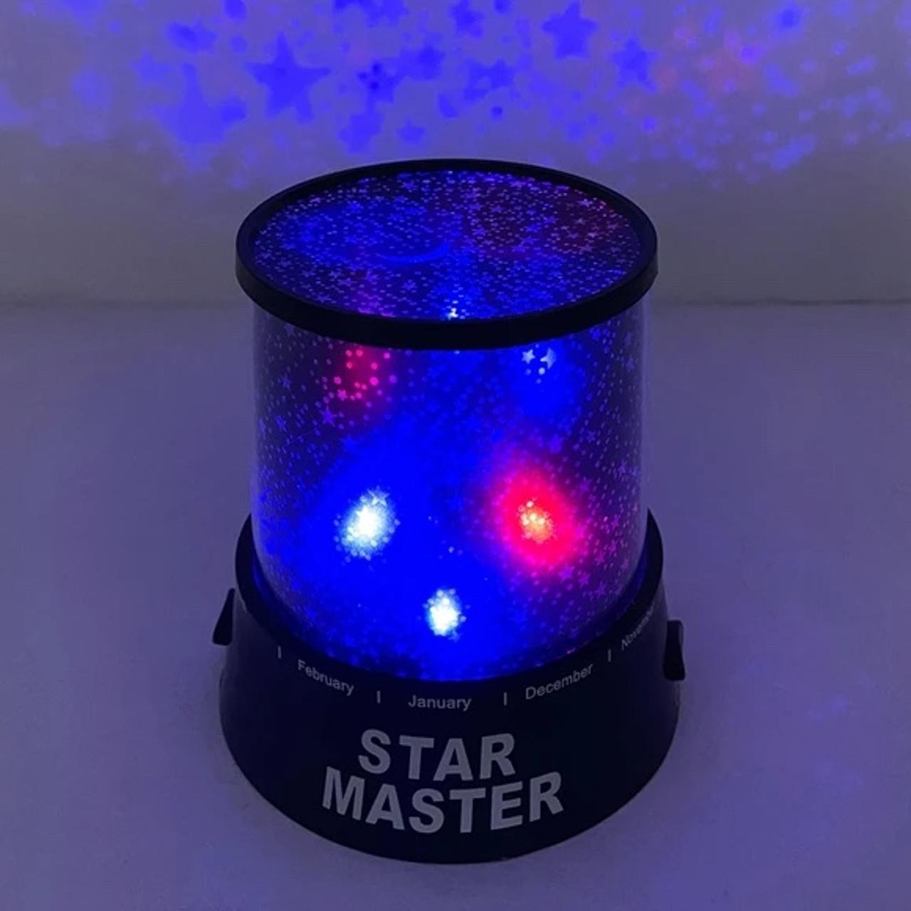 Star Master LED Night Light Color Changing Starry Sky Projector Black