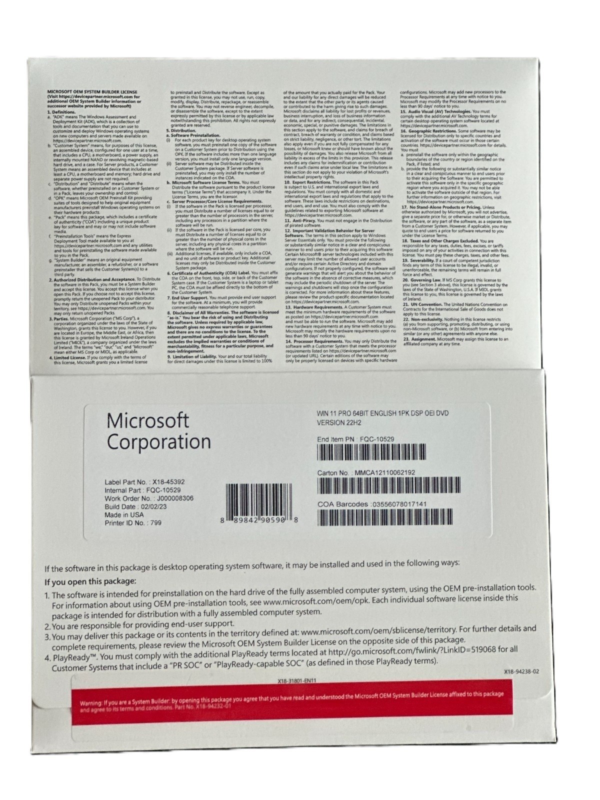 Windows 11 Pro 64-Bit DVD | Genuine KeyIFactory Sealed|Free shipping#.