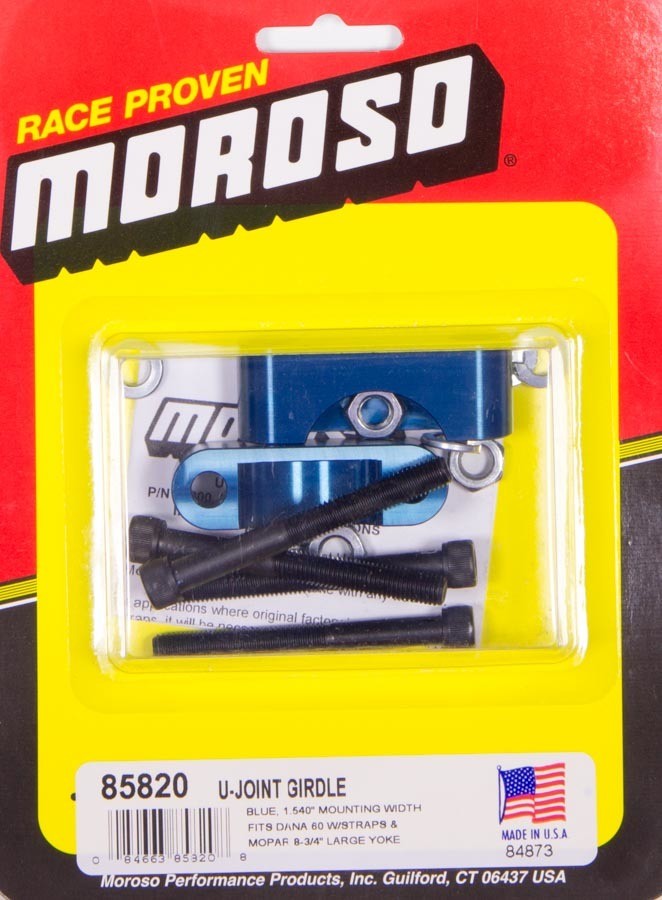 Moroso for Dana 60 (w/Straps) U-Joint Girdle - Dark Blue Anodized - Set