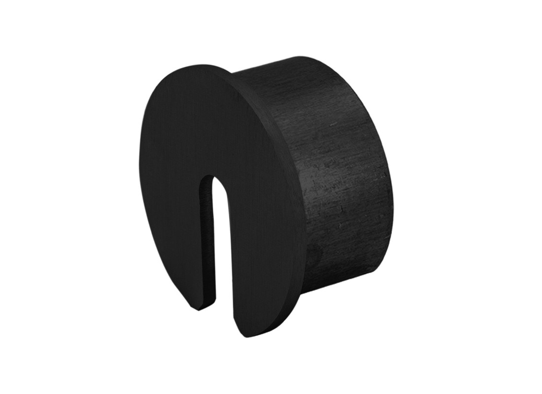 FHC CR19WCMB Wall Mount End Caps For CR19MB Cap Rail Matte Black