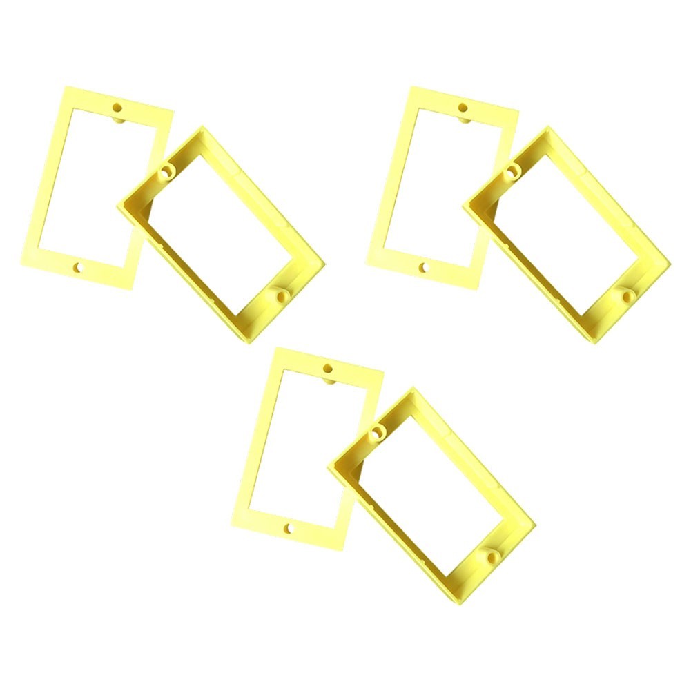 ABS Socket Box Extender 6 Piece Kit Compatible with Standard Junction Boxes