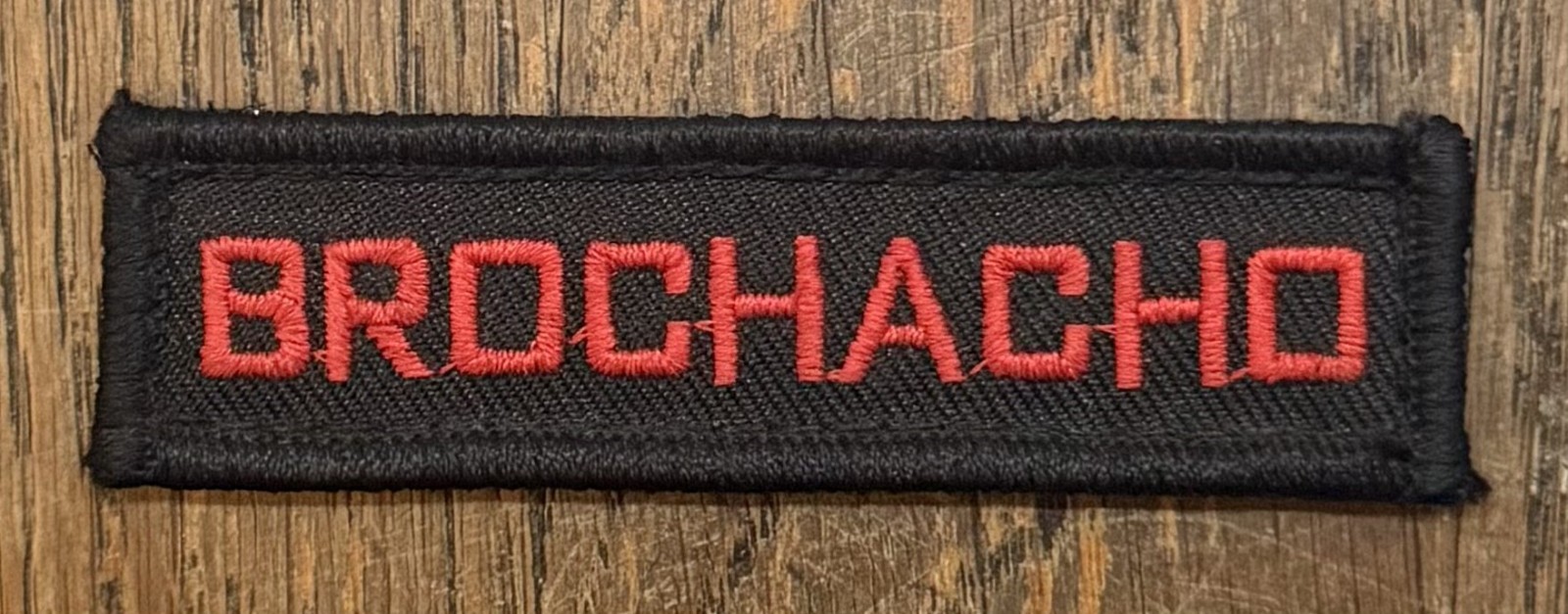 Tachuntfish "Brochacho" Black & Red Morale Patch
