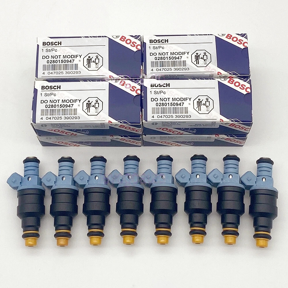 8X 0280150947 25LB Fuel Injectors For 1991-1997 Ford F250 F350 MUSTANG 7.5L NEW