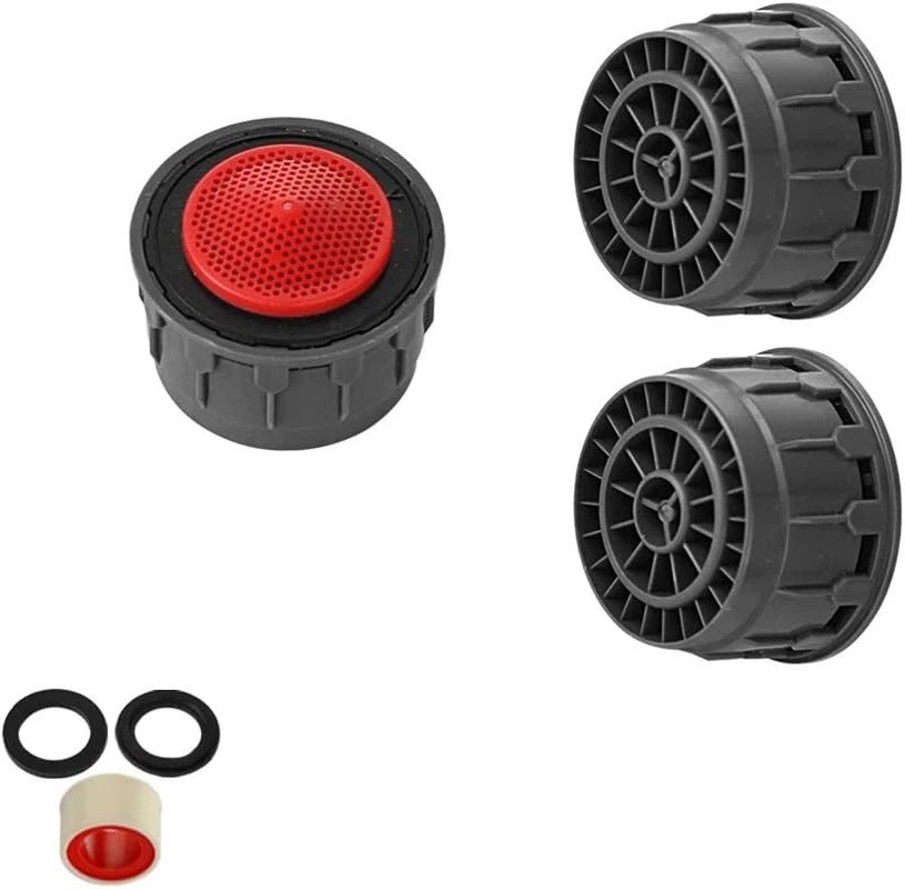 3-Pack Faucet Aerator Insert - 2.2 GPM Flow Restrictor Bathroom Replacement Par
