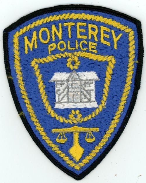 CALIFORNIA CA MONTEREY POLICE NICE SHOULDER PATCH SHERIFF