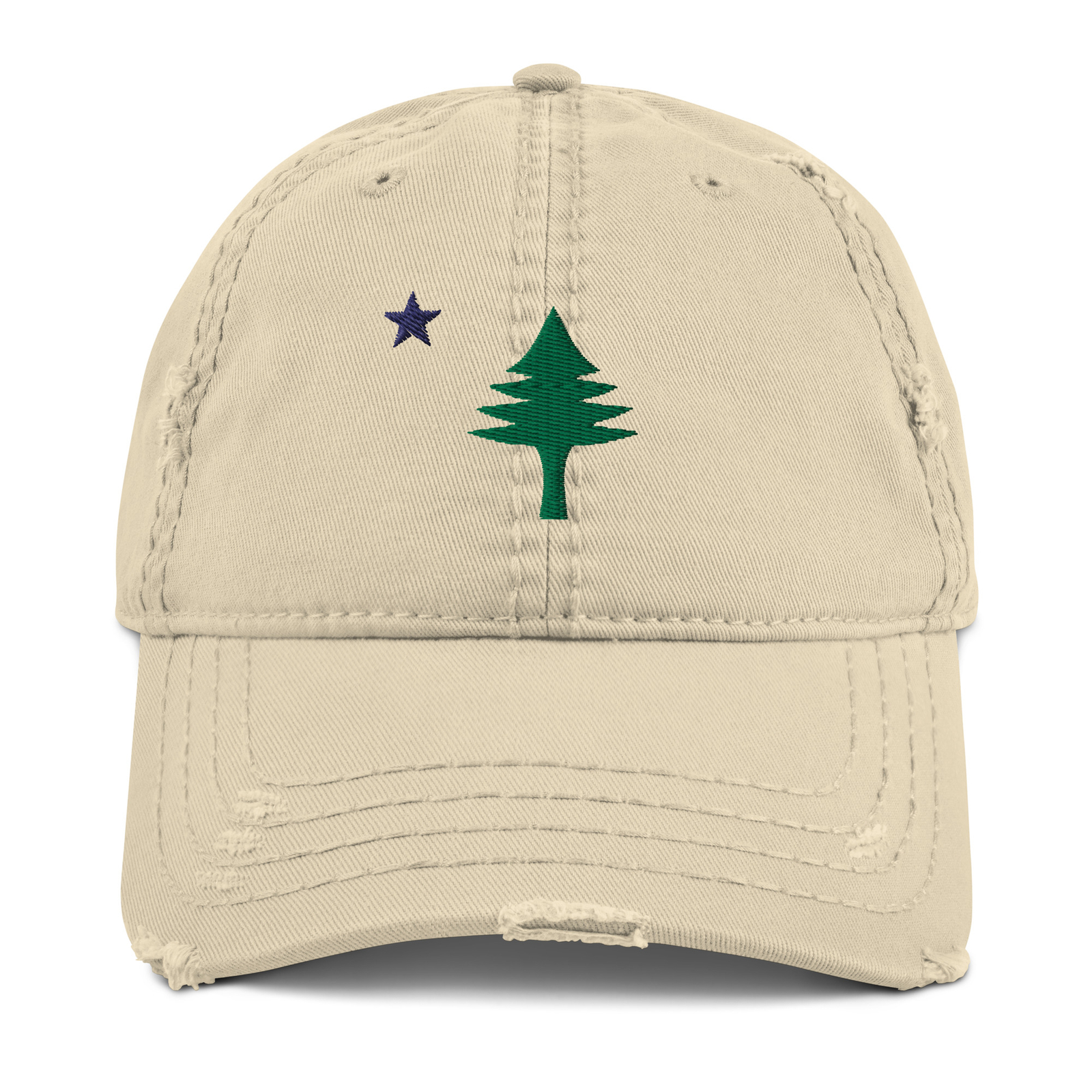 Maine Flag Hat - Dirigo | Vintage Mens & Womens 1901 Maine State Flag Distressed