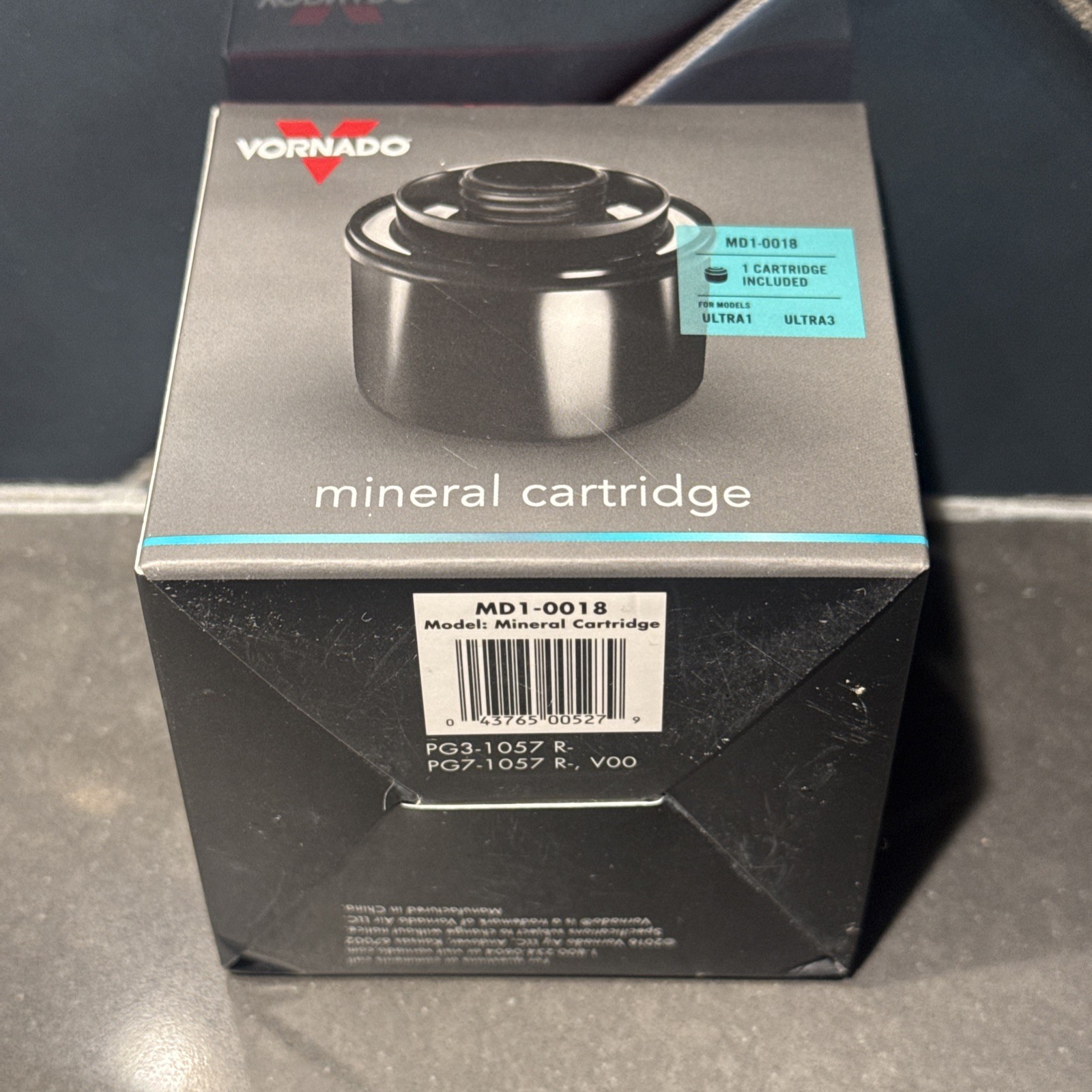 Vornado MD1-0018 Replacement Ultrasonic Mineral Cartridge, 1, Black