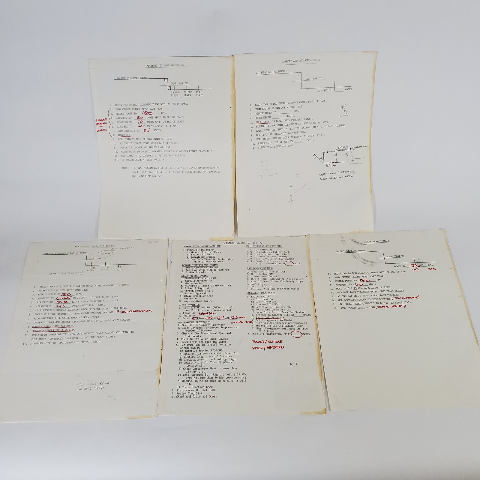 Cessna Integrated Flight Training System Private Pilot Workbook 1978 Flight Book