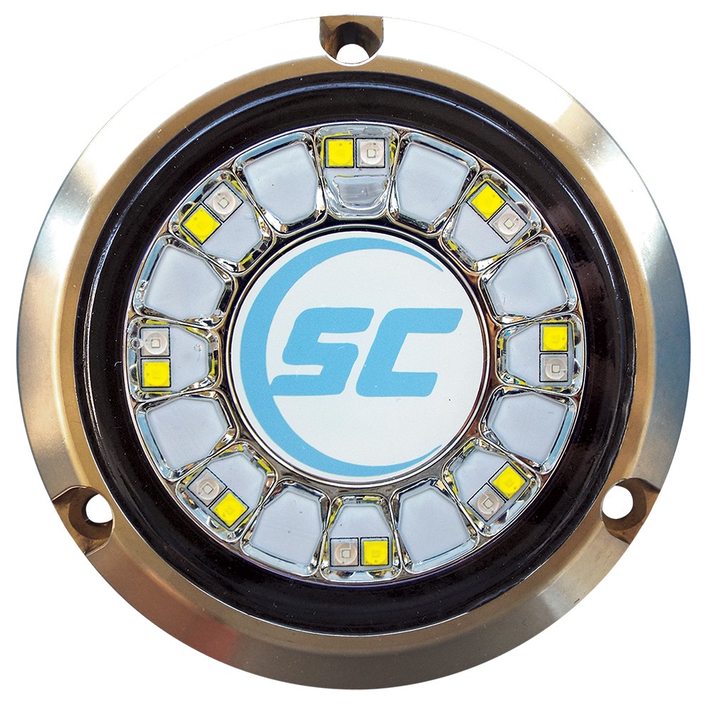 Shadow-Caster SCR-16-BW-BZ-10 Blue/White Underwater Light, 16 LEDs, RGBW