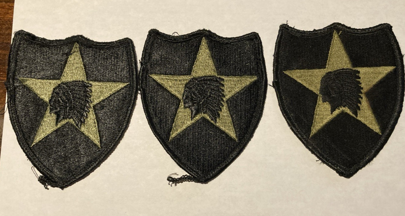 Vintage Sew ON US Army 2nd INFANTRY Division Patch