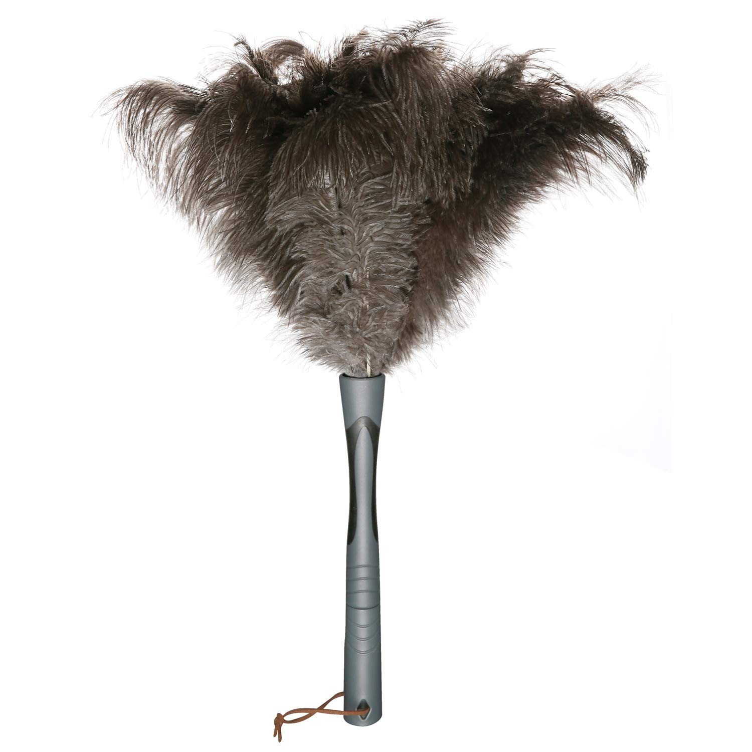 Ostrich Feather Duster, Big and Soft and Fluffy Microfiber Duster,22 inch (Gr...