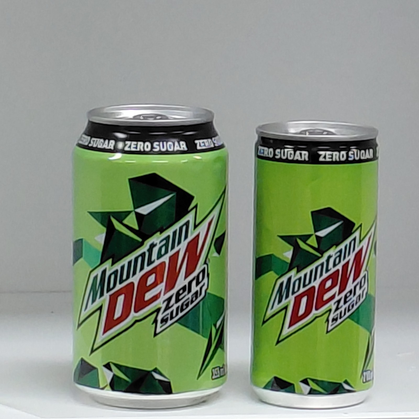 Mountain Dew Zero Sugar Can Empty . 2pieces set