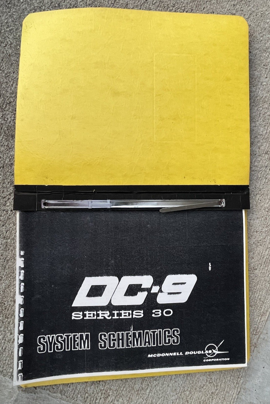 Mcdonell Douglas DC-9 Series 30 System Schematics Manual Older Copy