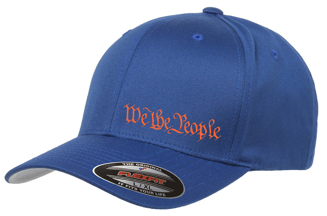 WE THE PEOPLE 2nd AMENDMENT GUN PATRIOT 6277 FLEXFIT HAT *FREE SHIPPING in BOX*