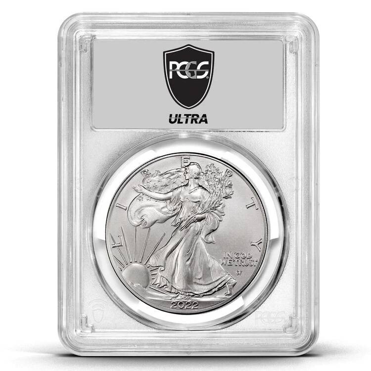 2024W Ultra Breaks HEATWAVE Silver Eagle Burnished PCGS SP70 Coin Mystery Pack