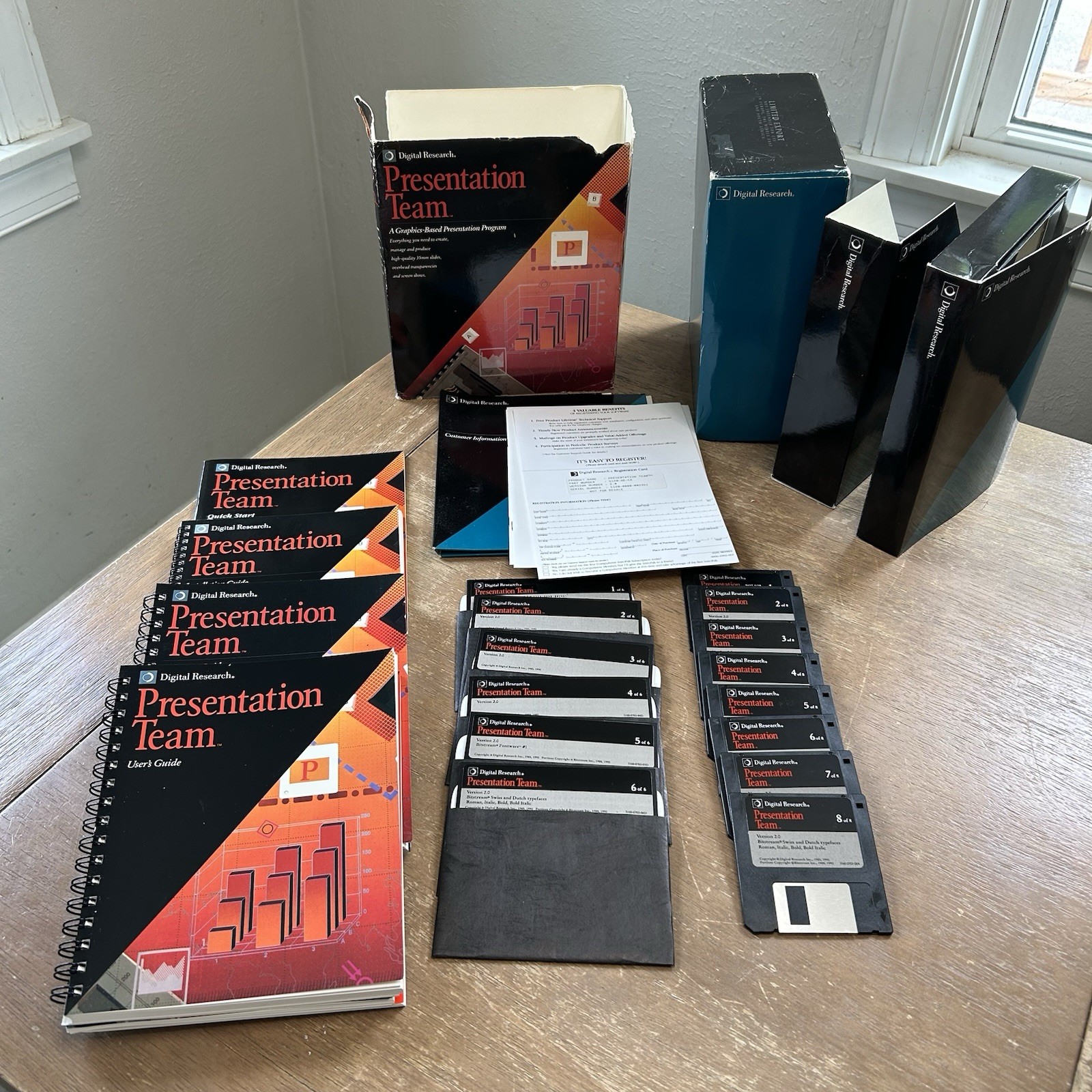 DIGITAL RESEARCH PRESENTATION TEAM SOFTWARE Version 2.0 Slides Retro Complete