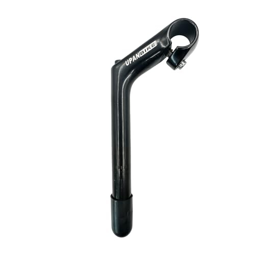Bike Stem 22.2mm*25.4mm Aluminum Alloy Gooseneck Shape 80mm*180mm*30°(black)