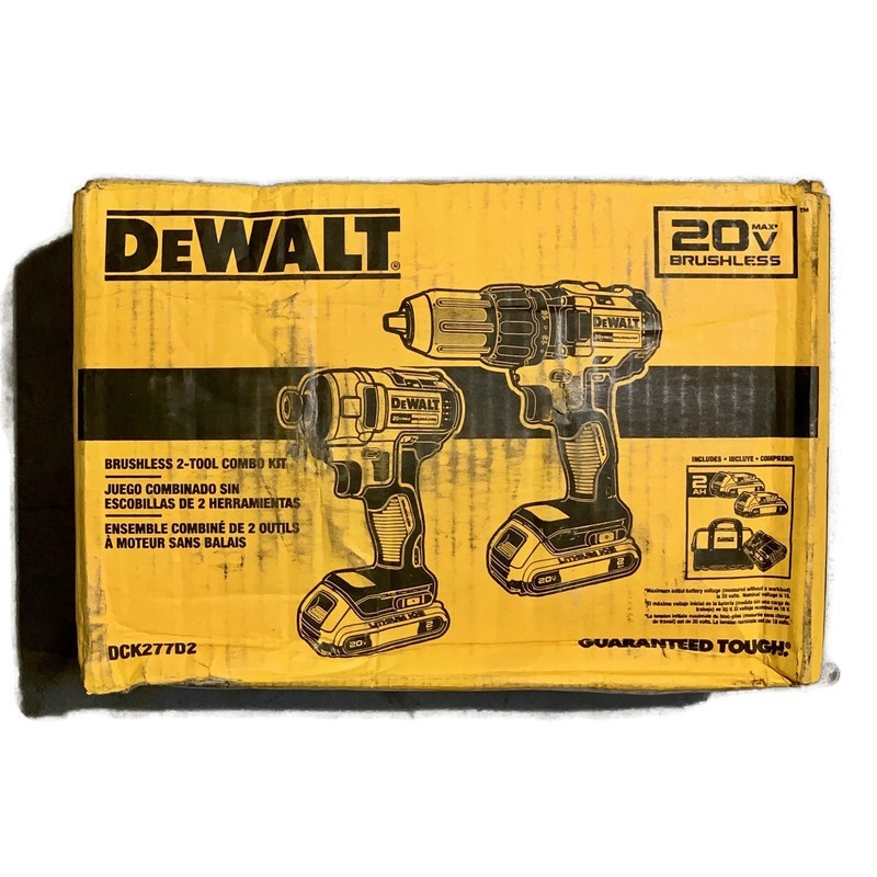 OPEN BOX ⭐ DEWALT DCK277D2 20V MAX Brushless Drill Impact Driver Combo Kit