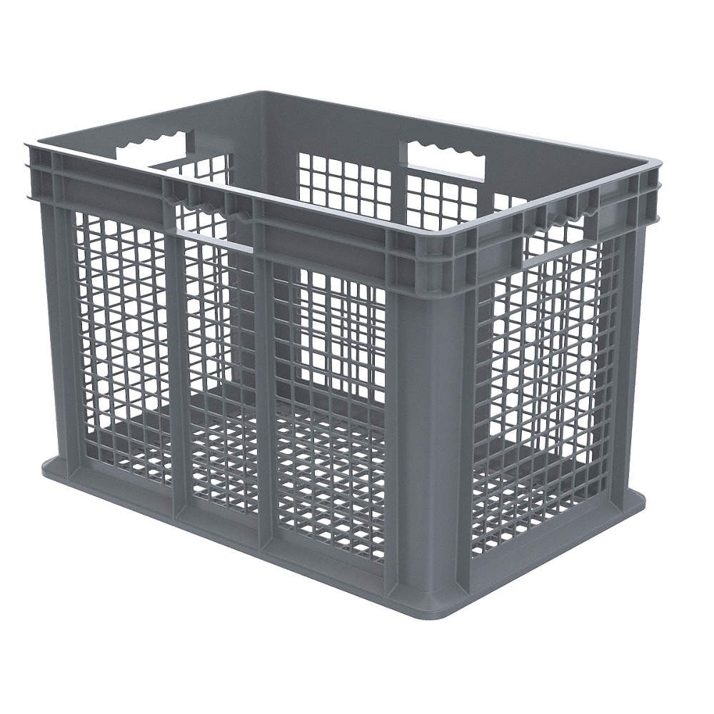 AKRO-MILS 37616GREY Straight Wall Ctr,Gray,Vented,IndGrdPoly 5YN10