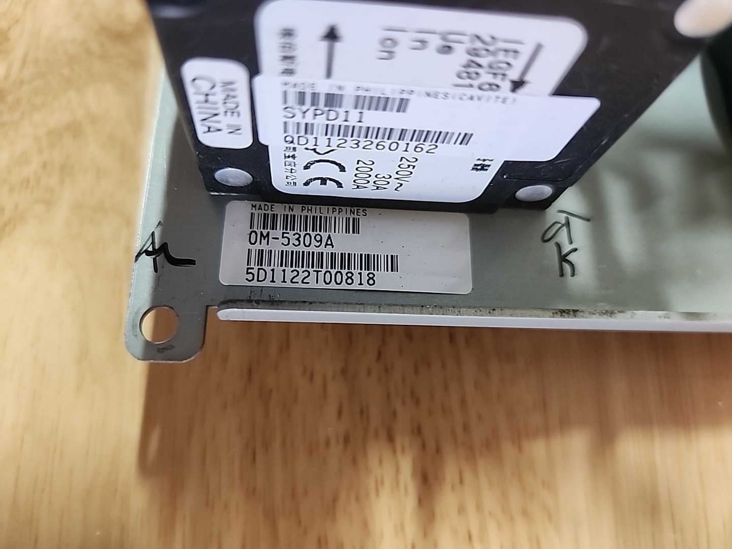 APC AP-885-2294 Back Panel Breaker Output Module