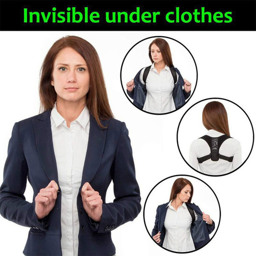 Posture corrector for Men - Adjustable Back Posture Corrector Women True Fit