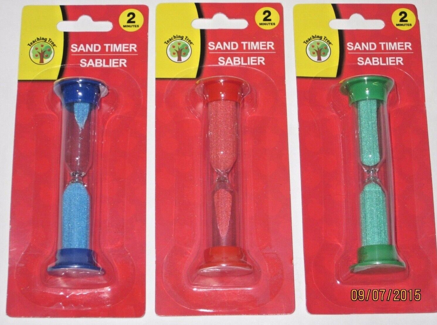 Sand Timer 2 Minute Hourglass - Exercise, Cooking, Playing Games, Time Out, Eggs