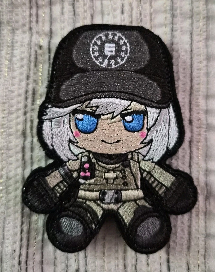 Fallout Enclave Officer Chibi Embroidery Morale Patch - hook and loop