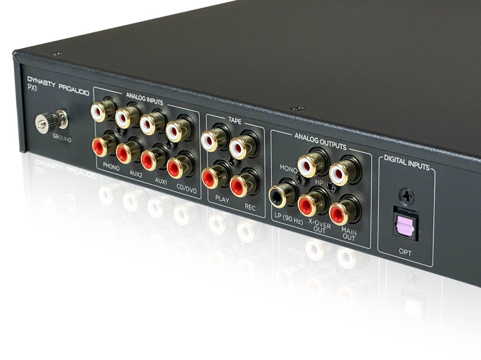 Dynasty ProAudio PX1 High Definition Multi-Source Home Audio Stereo Preamplifier