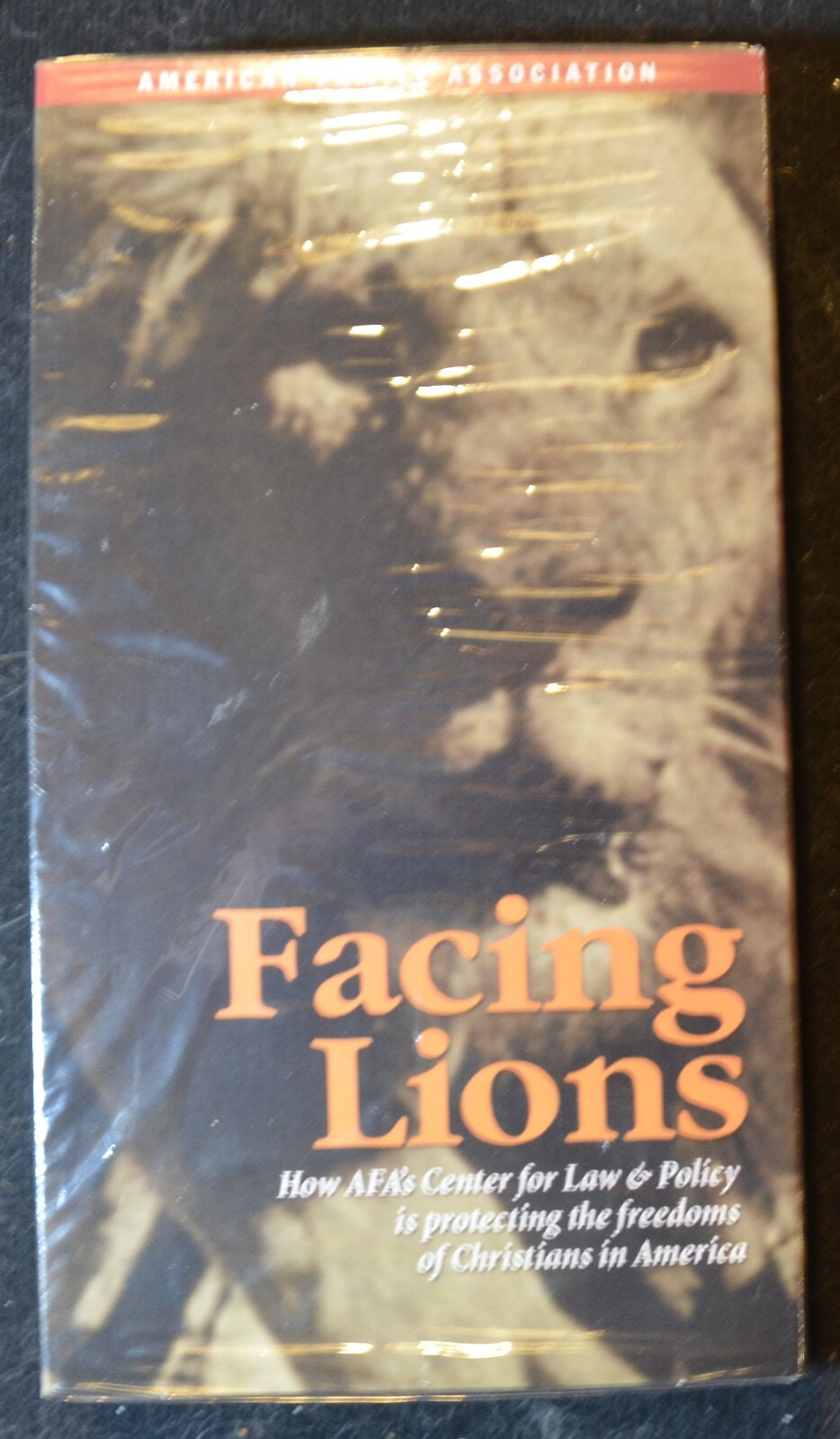 Facing Lions (VHS) Center for Law & Policy Protecting Christians In America  NEW