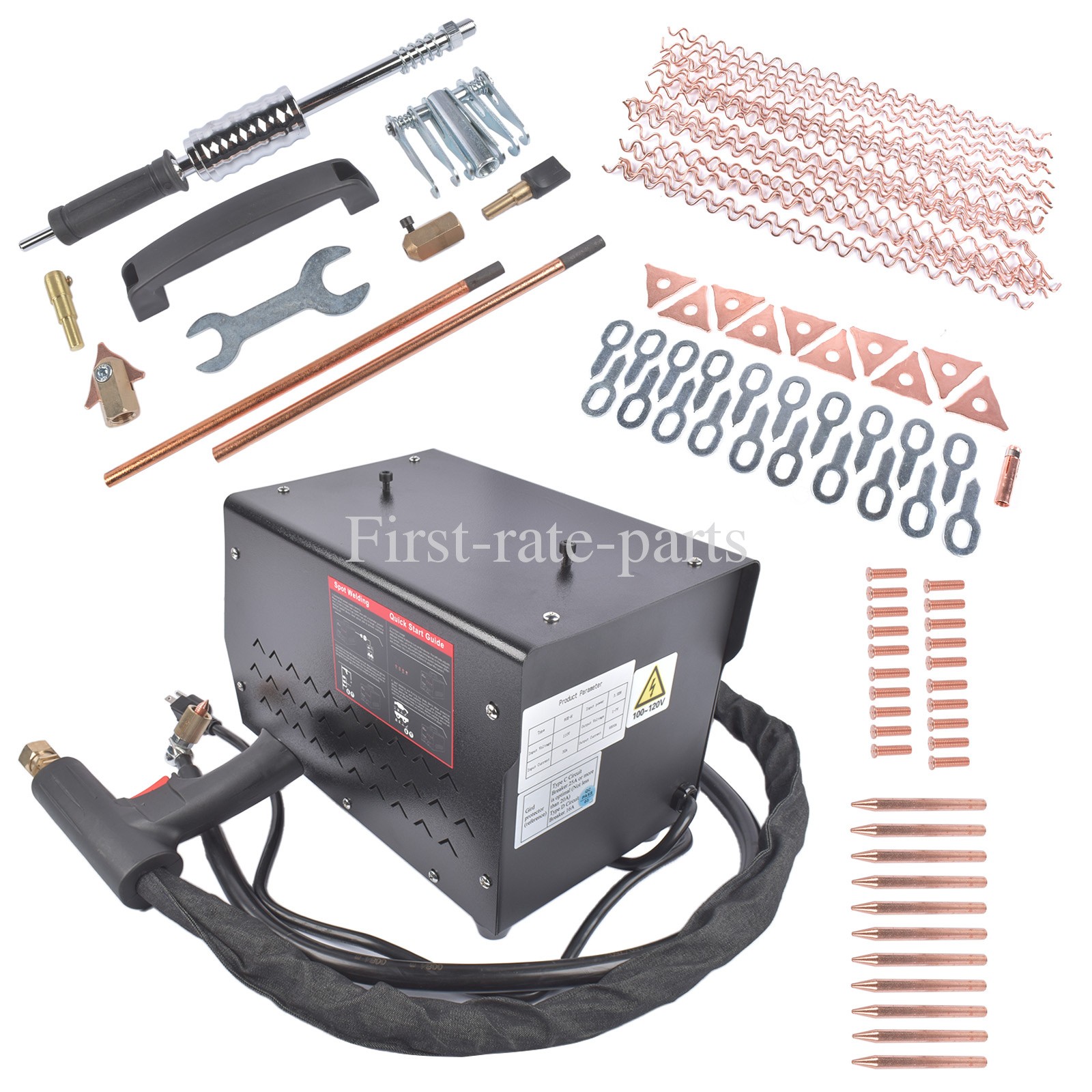 Stud Welder 110V 3500W Dent Repair Kit w/7 Welding Modes Spot Welder Dent Puller