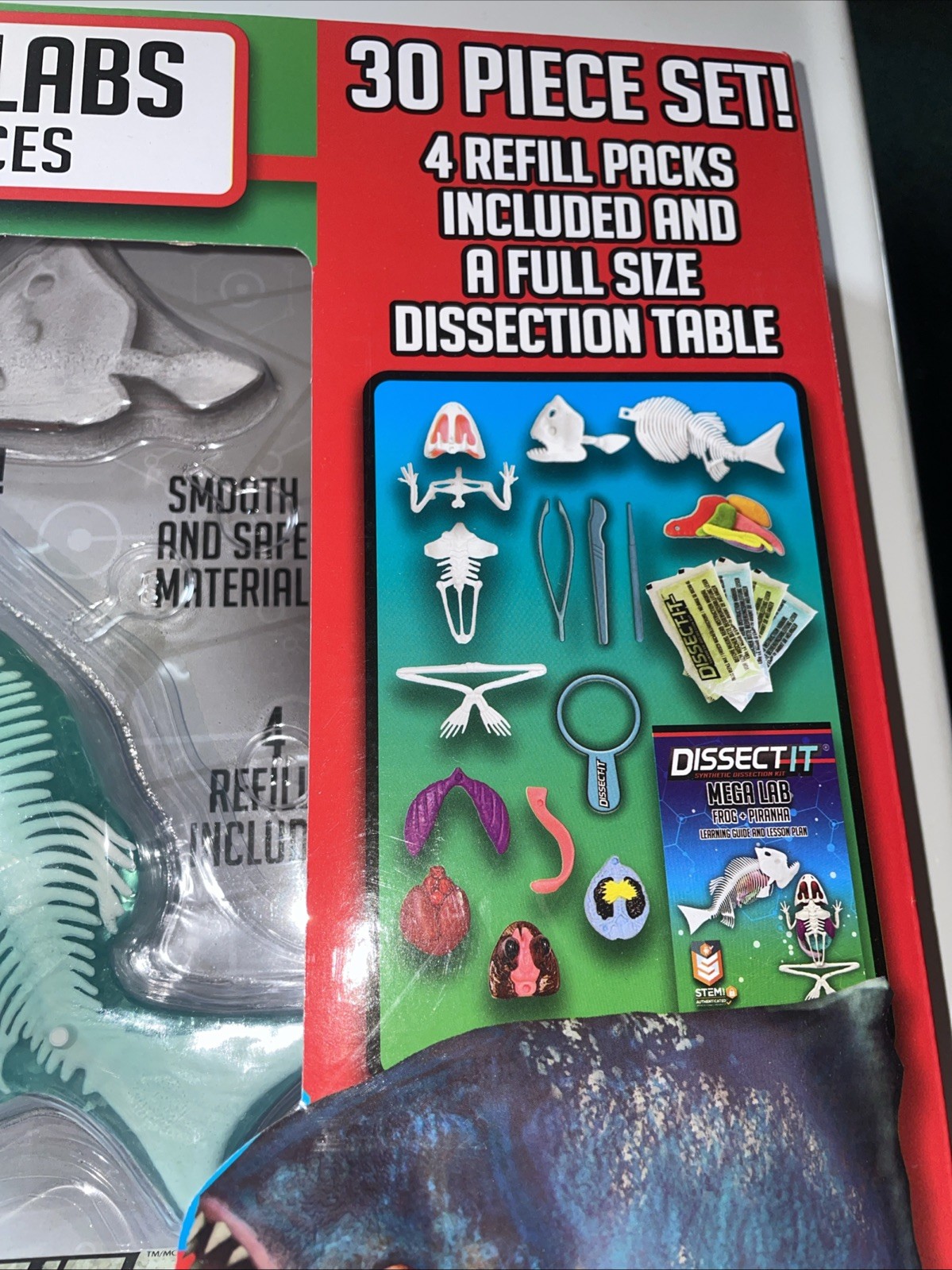 Dissect-It Frog & Piranha Mega Lab Playset [30 Piece Set!]