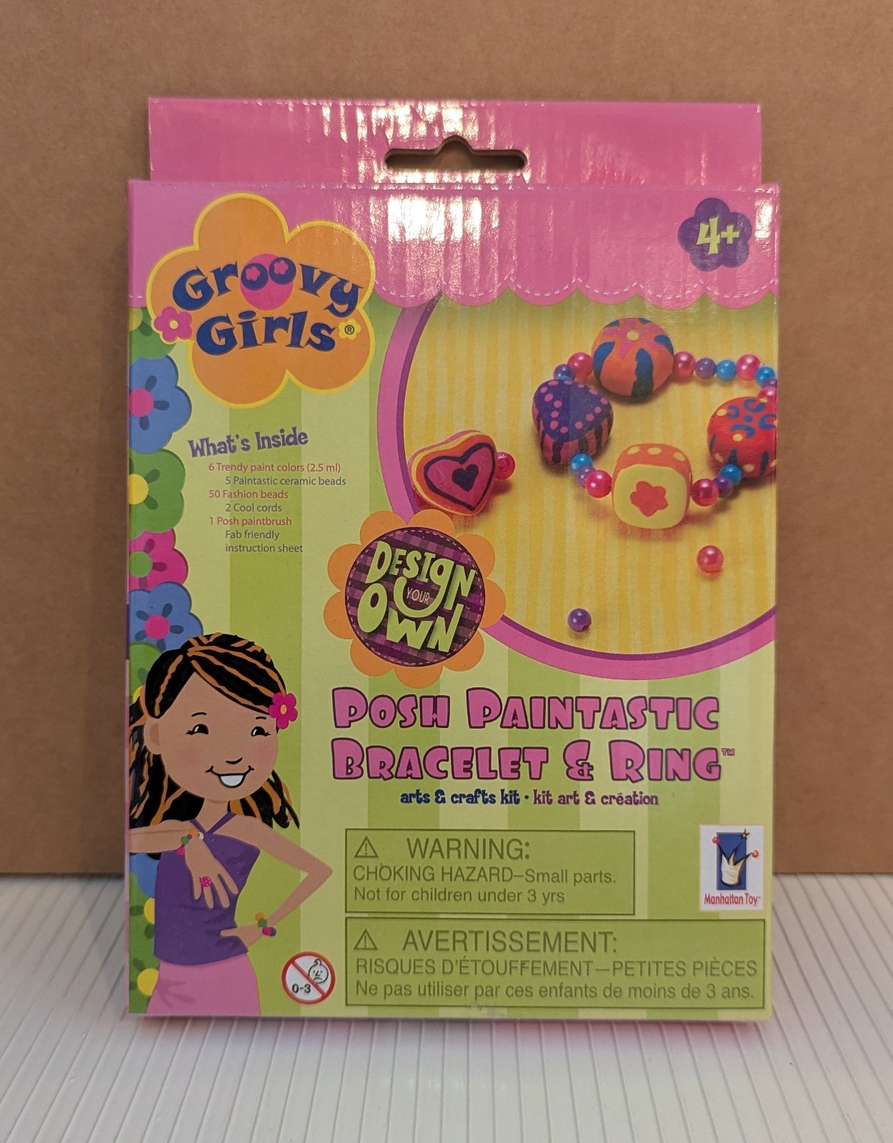 147400 Posh Paintastic Bracelet & Ring Craft Kit, Design Your Own - For Ages 4+