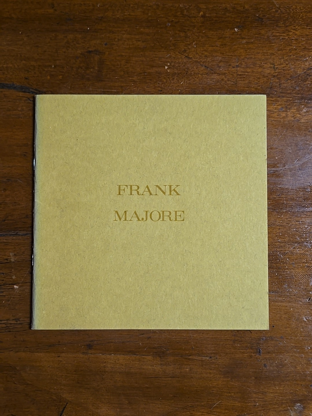 Frank Majore, Art Catalog 1991, Holly Solomon Gallery