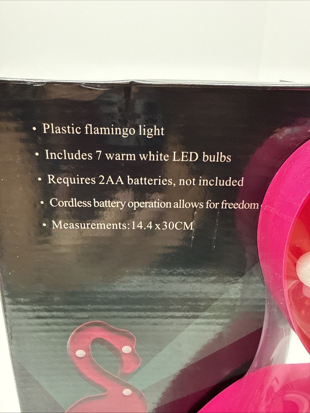 Plastic Flamingo light Battery Powered 7 LED Lights