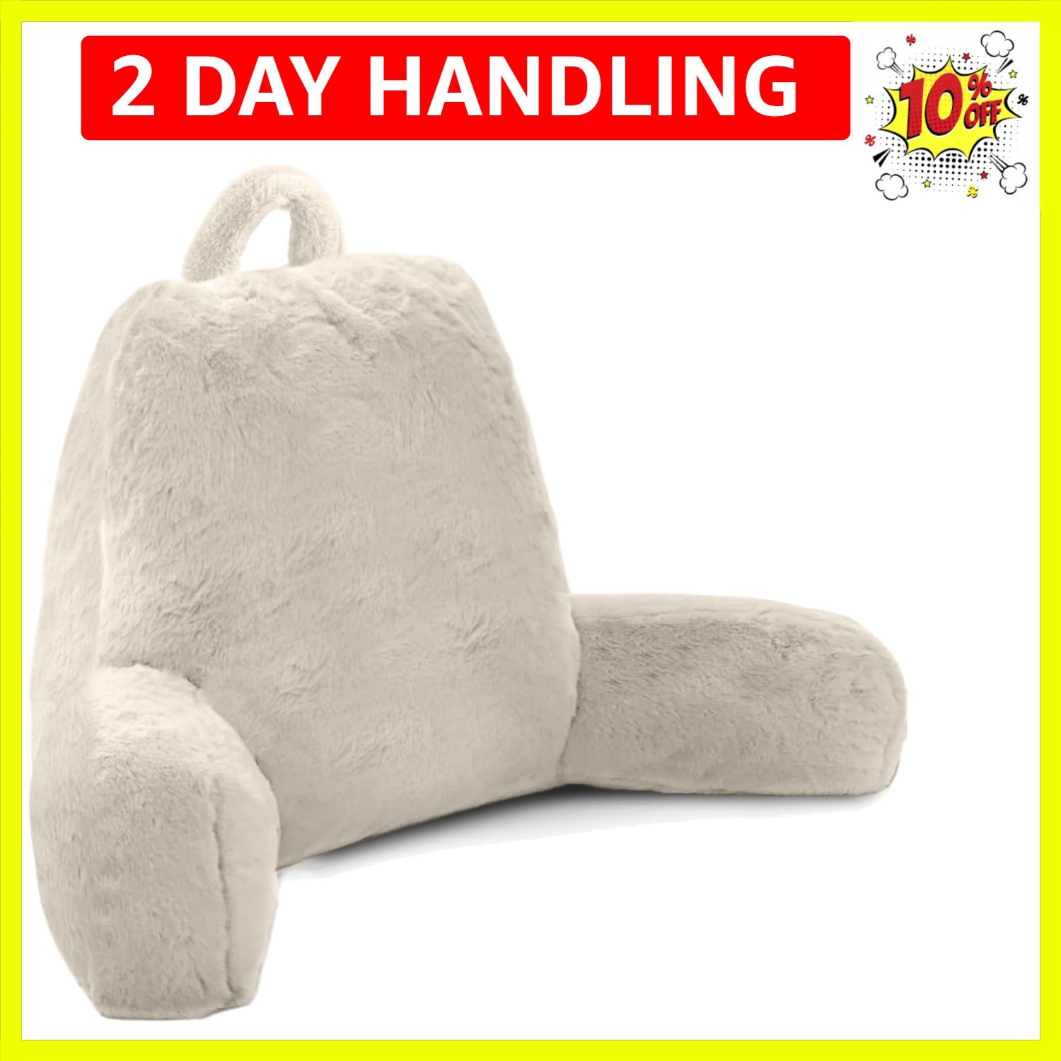 Reading Pillow for Sitting in Bed Adult, Reading Pillow with Shredded Memory ...
