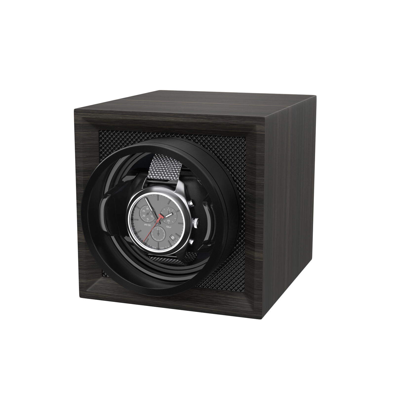 Automatic Single Watch Winder Box Display Storage Case Quiet Mabuchi Motor Gift