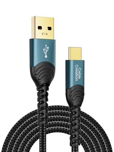 2pcs 6.6Ft USBA to USBC Fast Charging Braided Type C Data Cord for...
