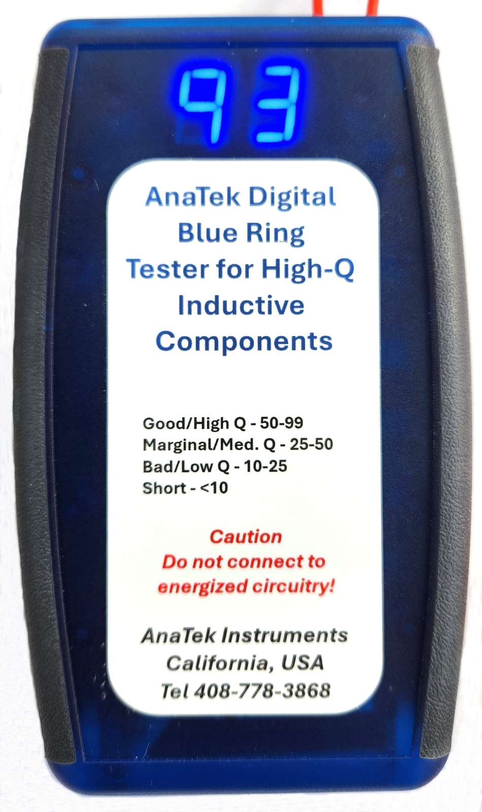 AnaTek, Digital Blue Ring High-Q Component Tester,
