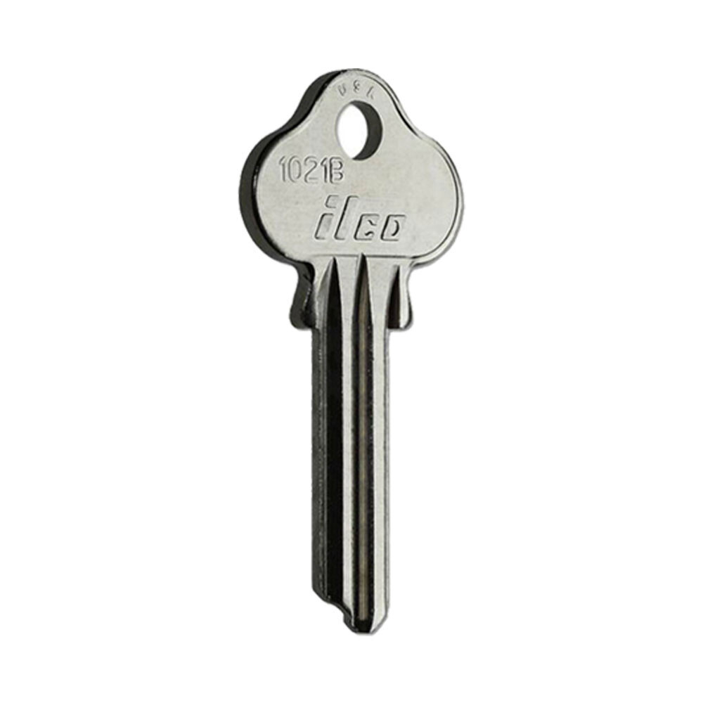 1021B  Key Blank – Nickel