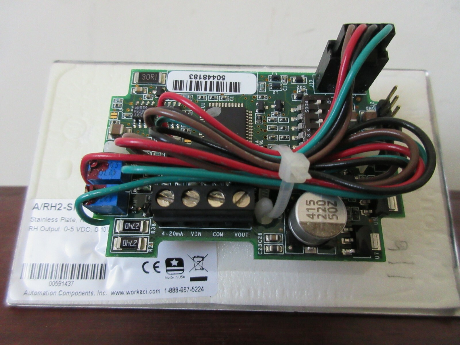 AUTOMATION COMPONENTS INC ACI A/RH2-SP .RELATIVE HUMIDITY SENSOR SIEMENS