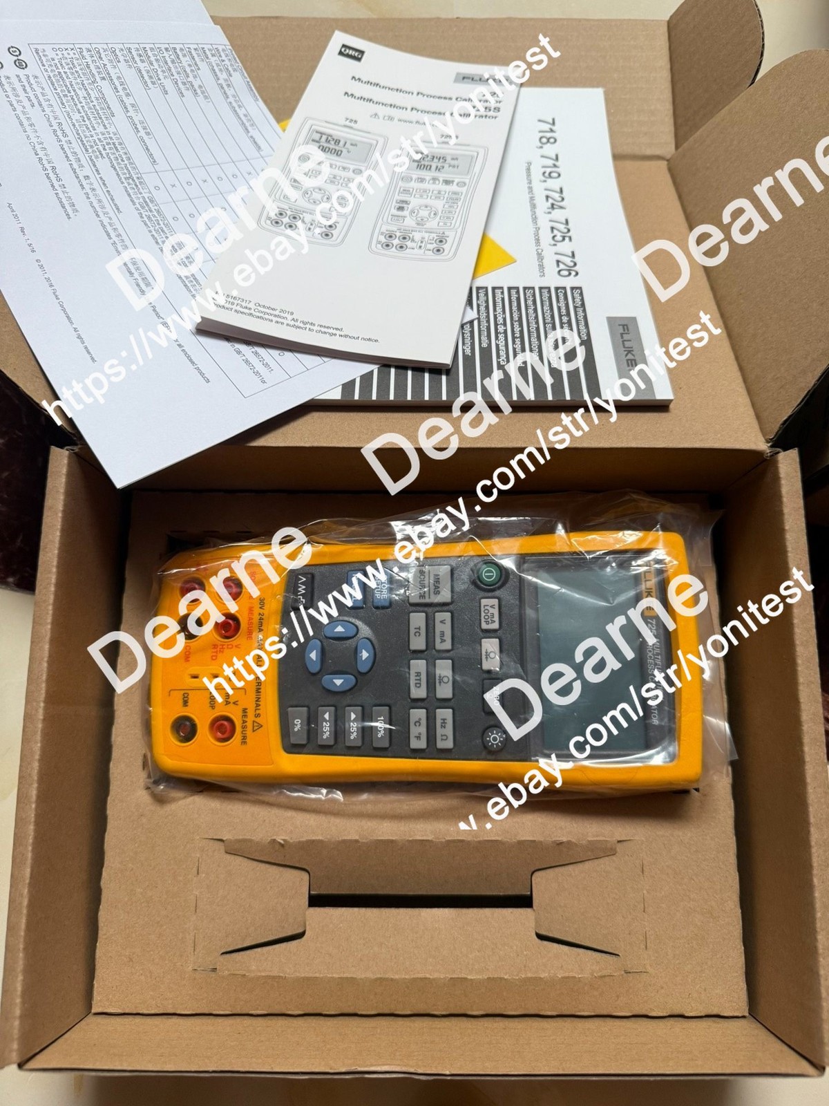 1 pcs Fluke 725 Multifunction Process Calibrator / NEW/ stock/2025