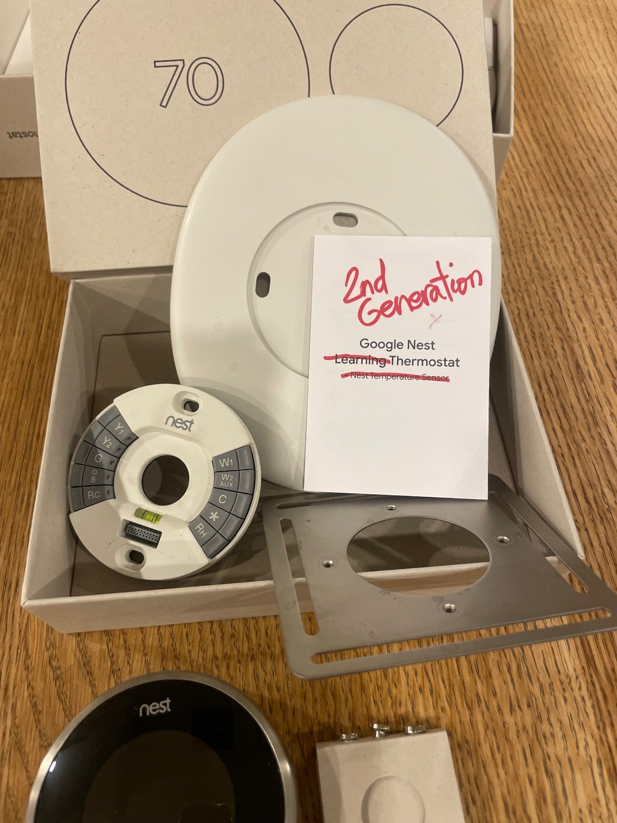3 (THREE) Google NEST Thermostat 2nd Generation Programmable