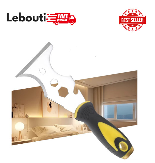 12-In-1 Paint Scraper Tool,Multi-Use Tough Scraper,Paint Scrapers for Wood,Putty