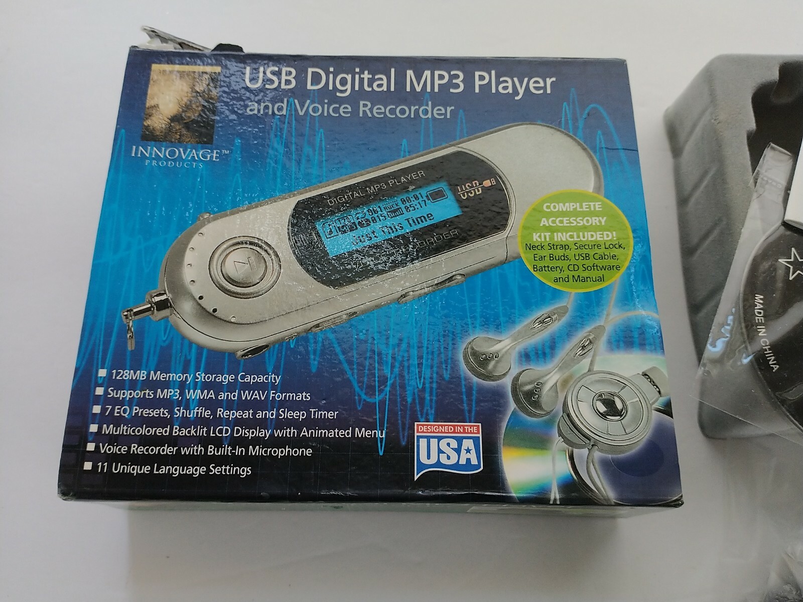 INNOVAGE USB DIGITAL MP3 PLAYER AND VOICE RECORDER
