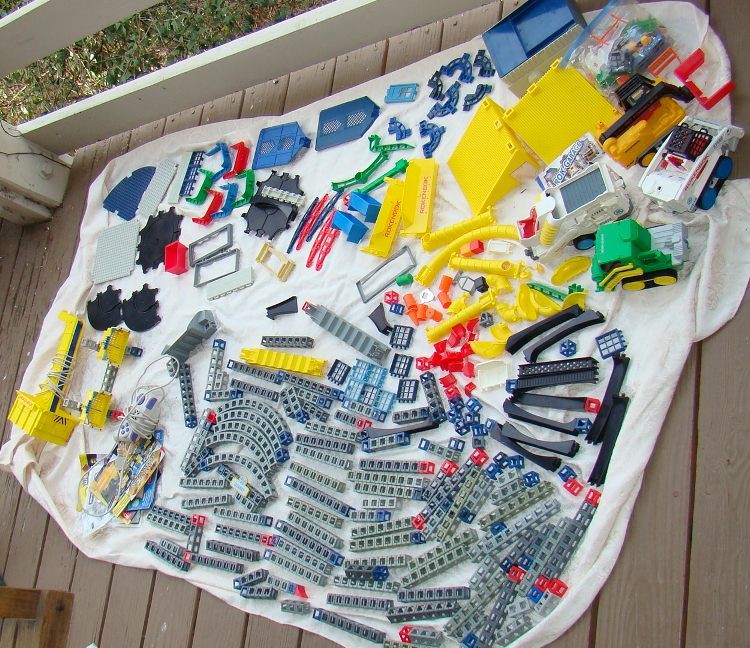 HUGE Lot ROKENBOK System 4 Vehicles RADIO CONTROL Forklift POWER CHUTE